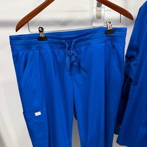 Royal Blue IRG Drawstring Scrub Pants